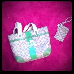 Vintage Coach Poppy Pouch